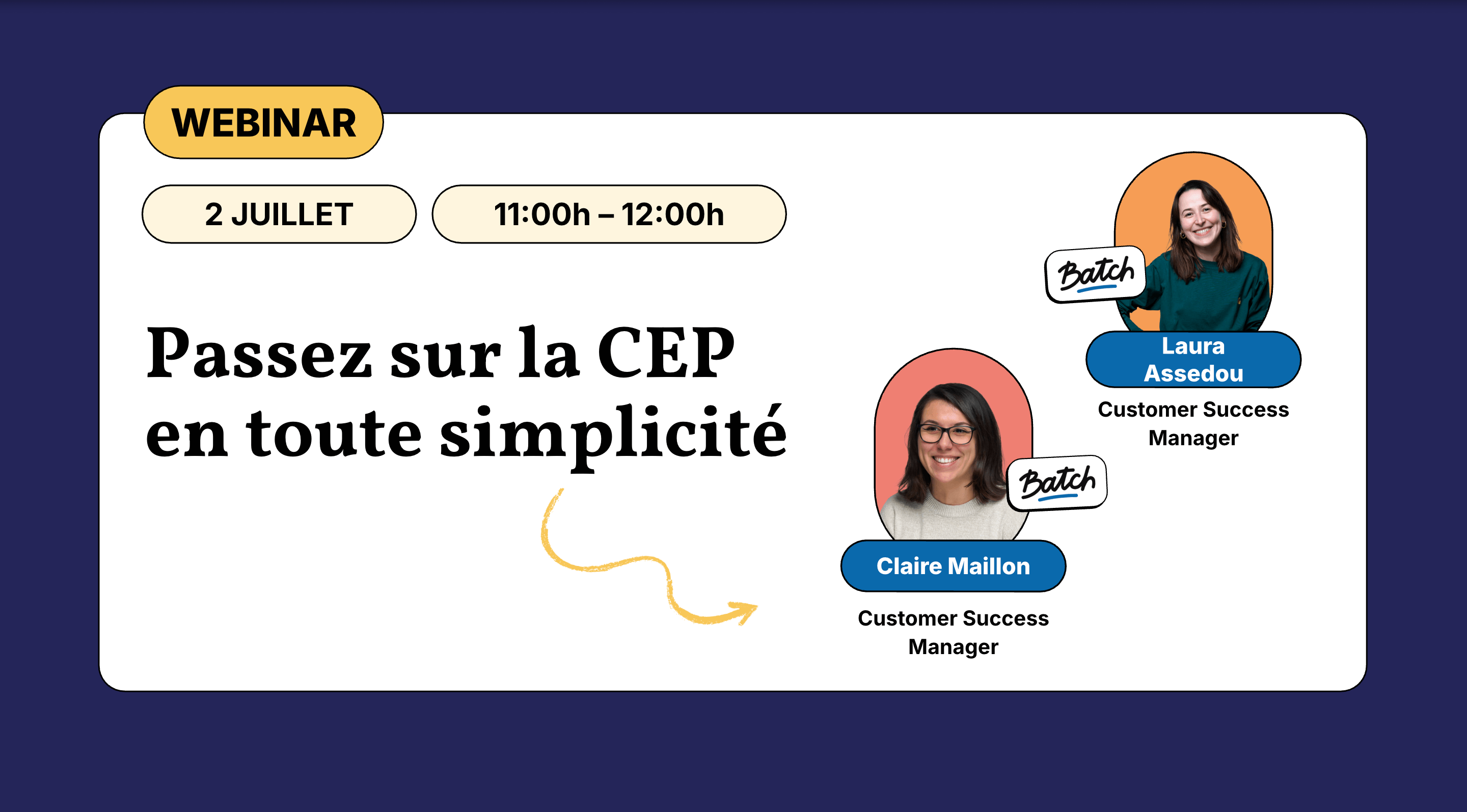 Passez sur la CEP Batch en toute simplicité