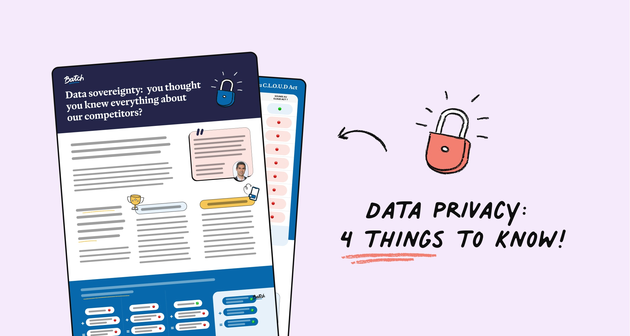 Data Privacy: the true differentiators of being EU-based.
