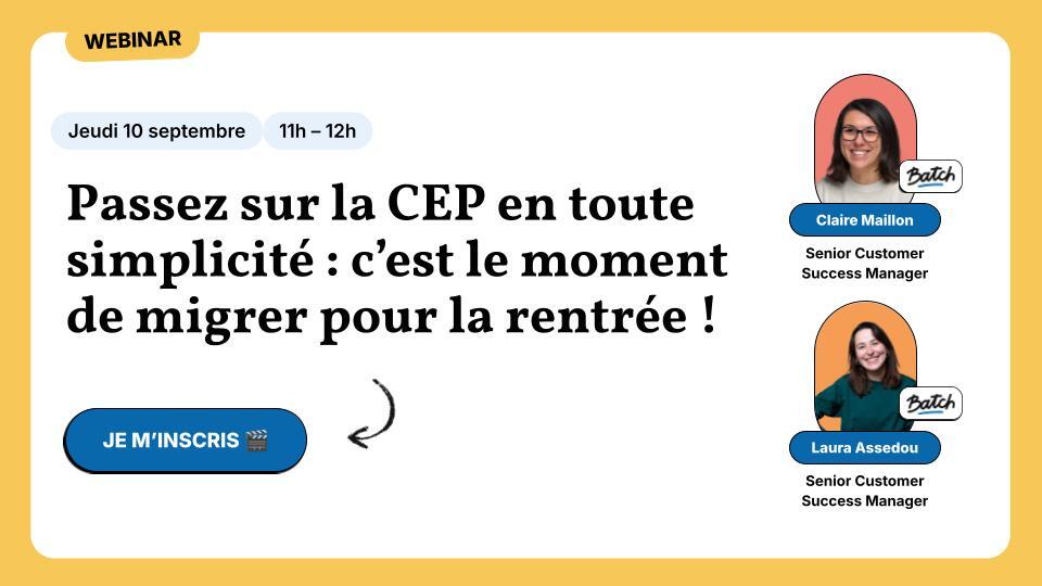 Passez sur la CEP Batch en toute simplicité